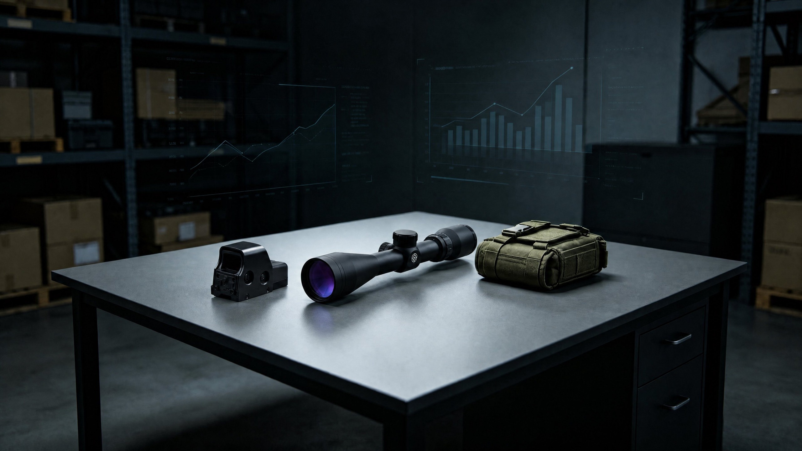 LPVO sights, red dot sights and tactical kits correspond to three-level SKU planning, supporting data-based scientific inventory allocation for optical distributors